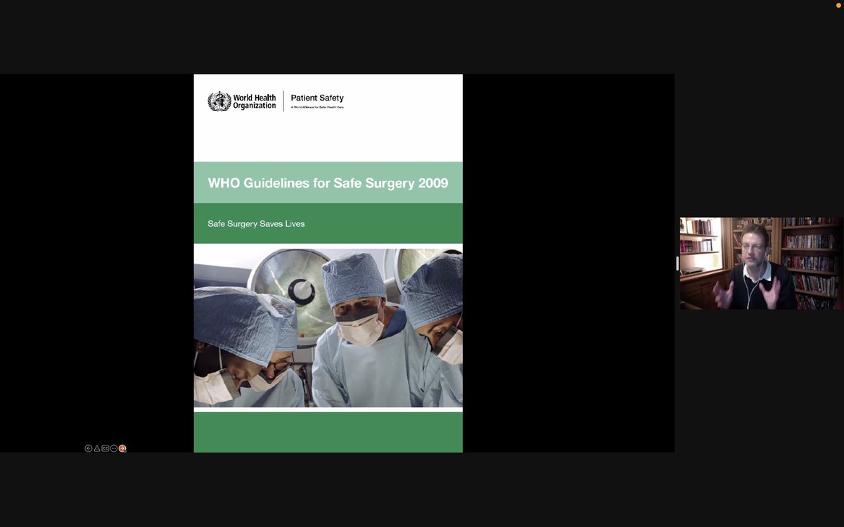 EdSurgSoc's tweet photo. Our Global Surgery Evening has begun! Grateful to be joined by @TGWeiser from @SaferSurgery as he discusses his work on the WHO Surgical Safety Checklist!

Prof Weiser has an interest in the role of surgical care in resource-poor settings.

To join, find details on @MedAllApp! https://t.co/w3LDHU3CjA