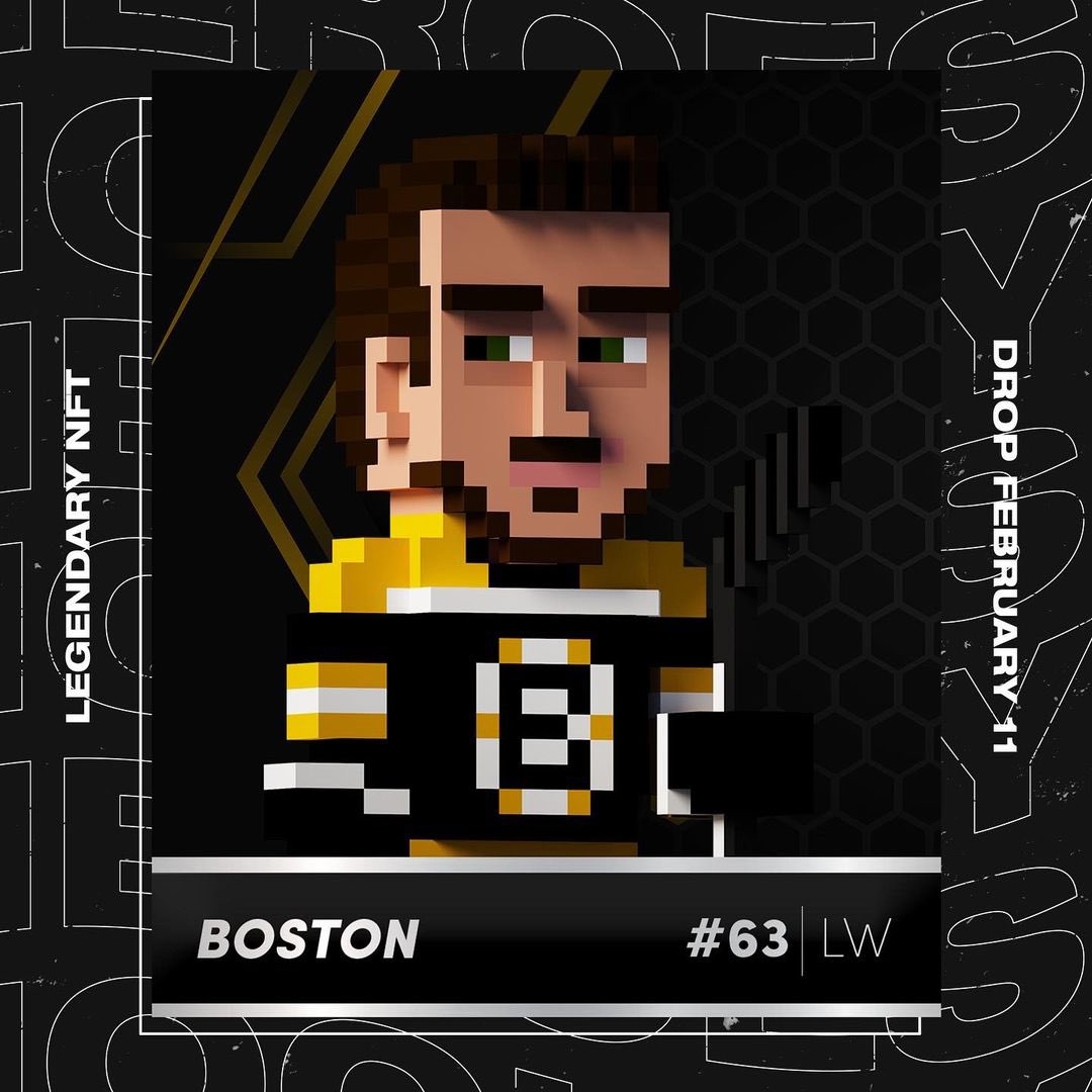 hypekeane's tweet photo. One of the most brilliant stars in the Hockey Heroes collection. 💫 Ready to be unboxed on February 11. Who will be that lucky and find him in the pack? 🚀

#solana #SolanaNFTs #nft #hockeynft #hockey #bostonbruins #nft #NFTGiveaway #NFTCommunity #NFTCollectibles #NFTdrop https://t.co/QkSJC38Tck