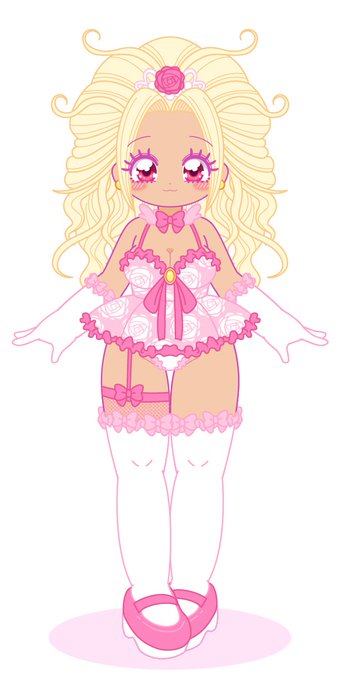 黄色付け足して、網タイツ追加
ほぼほぼ完成だけど靴もう少し考えるかも 