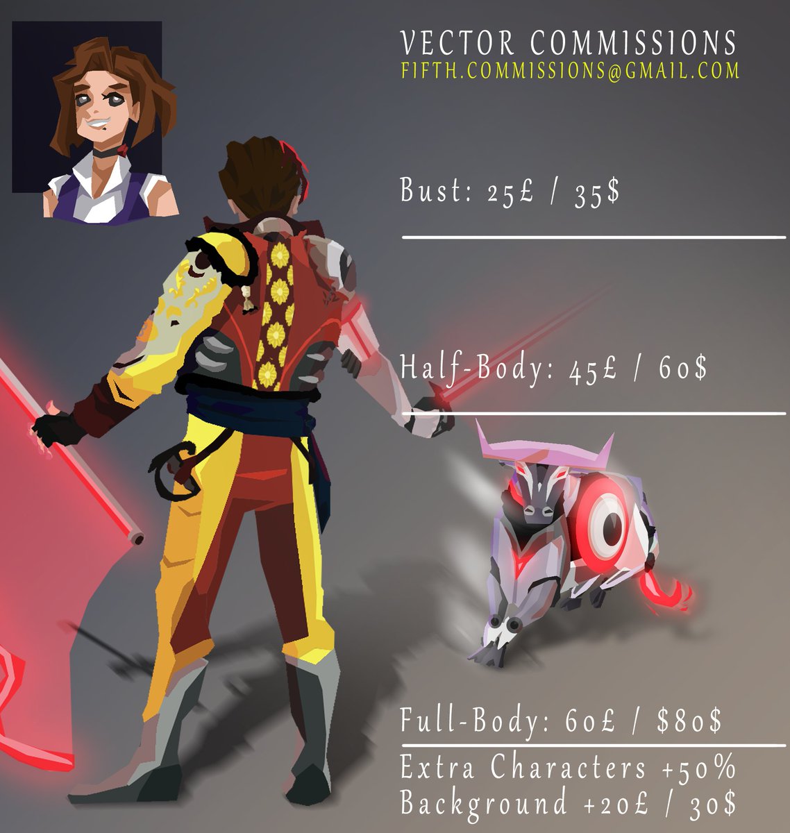 FifthDraws's tweet photo. Commissions are now open! #ArtistOnTwitter 

RTs are appreciated 
DM or mail if interested https://t.co/Gh5srBrcXH