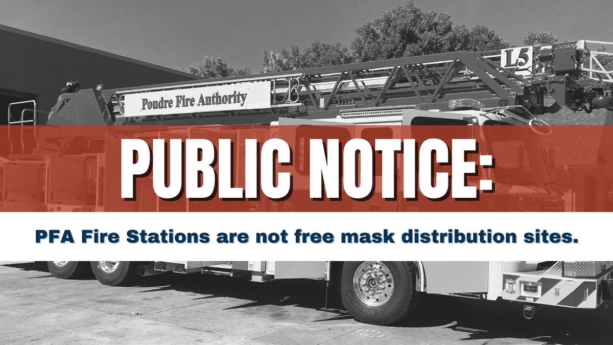poudrefire's tweet photo. The Poudre River Public Library just announced that it will be a site of #FreeMask distribution starting tomorrow Jan. 20 (great since we're hoping people stay off the roads today)! Thank you to the library. @PoudreLibraries  https://t.co/cmPuzZLRdP https://t.co/OHAHkzxkU3