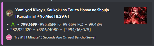 Viveliam_osu's tweet photo. And more chokes I did on stream (PP for fc is not up to date tho) https://t.co/9QBukuCnjx