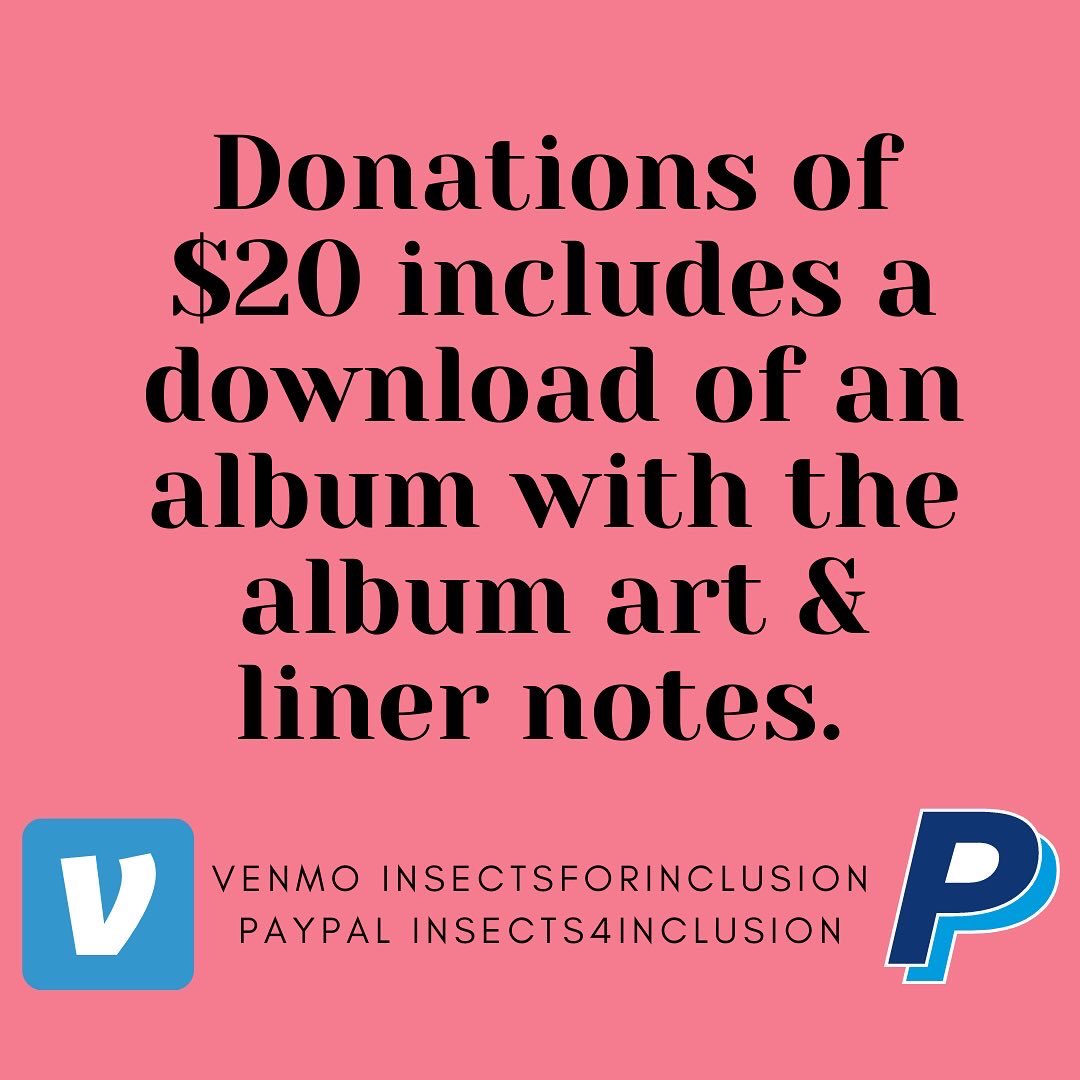 We are super excited to have gotten another donation of ✨Insect Inspired Music ✨by the wonderful Sarah Peebles! 🎶ALL profits on this album go directly to the advancing inclusivity in entomology scholarship at <a href="/UCRentomology/">UCR Entomology</a> 
Get groovin 😄🕺
#insects #music #donate #entomology