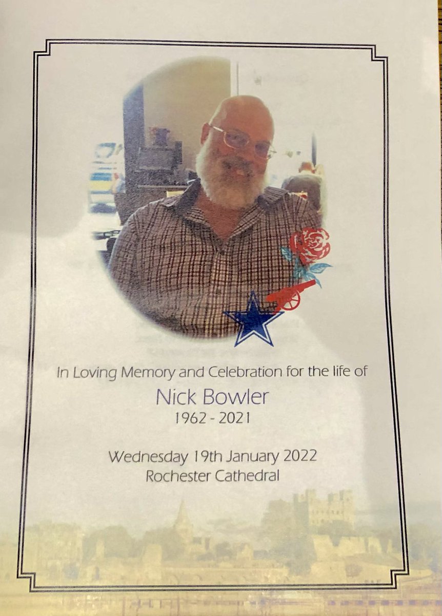 Today we attended the memorial of the amazing Cllr Nick Bowler <a href="/RochesterCathed/">Rochester Cathedral</a> . 

Nick was so supportive of our service and worked with all members of the team. 

He worked so hard for his residents and will be sorely missed. RIP our friend ❤️