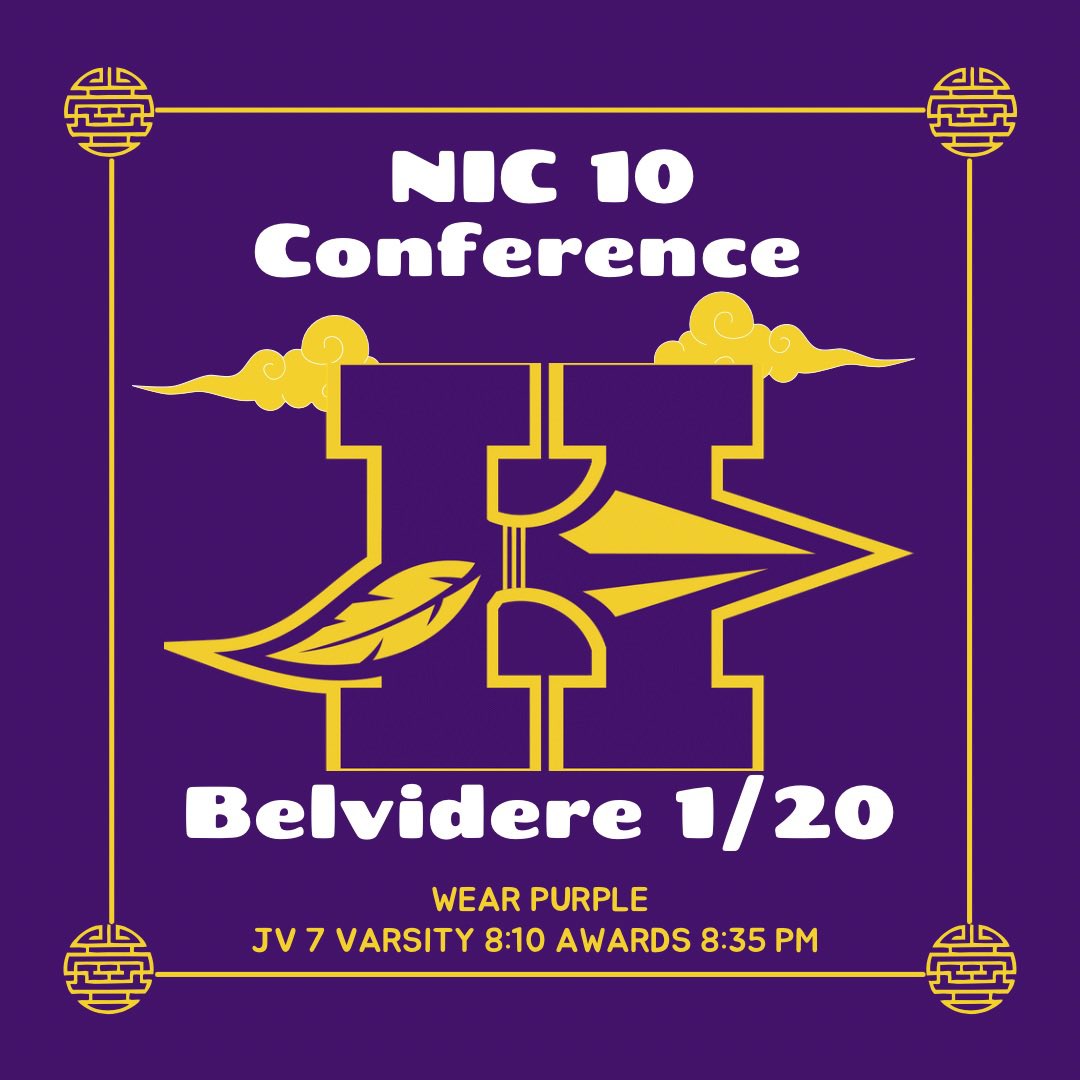 Come out to Belvidere and support your cheerleaders! This Thursday 1/20, wear purple and be loud!!