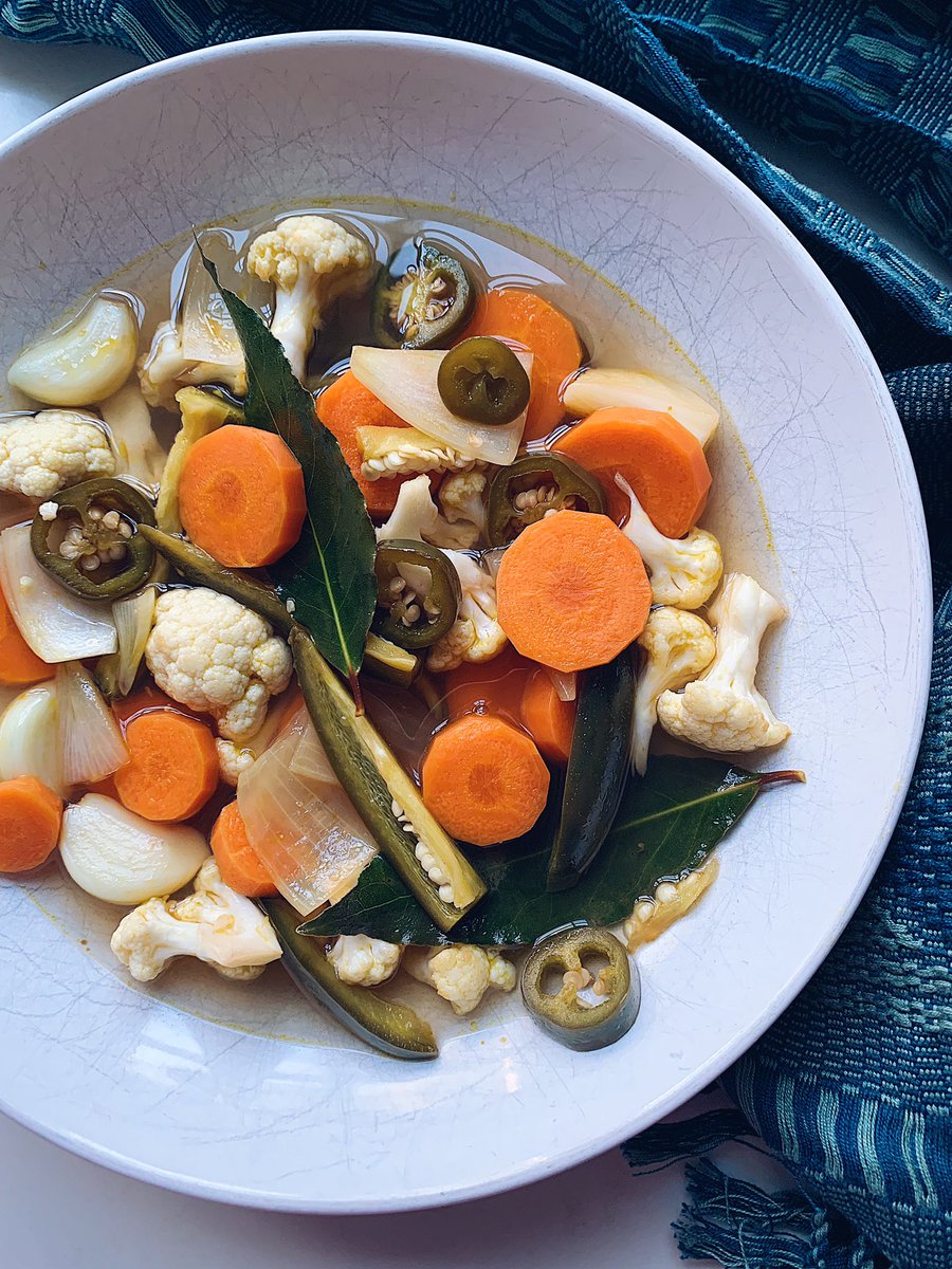 Jalapeños en Escabeche in the #Onlineclass this is one of the #recipes I taught today in the #Mexican #cookingclass