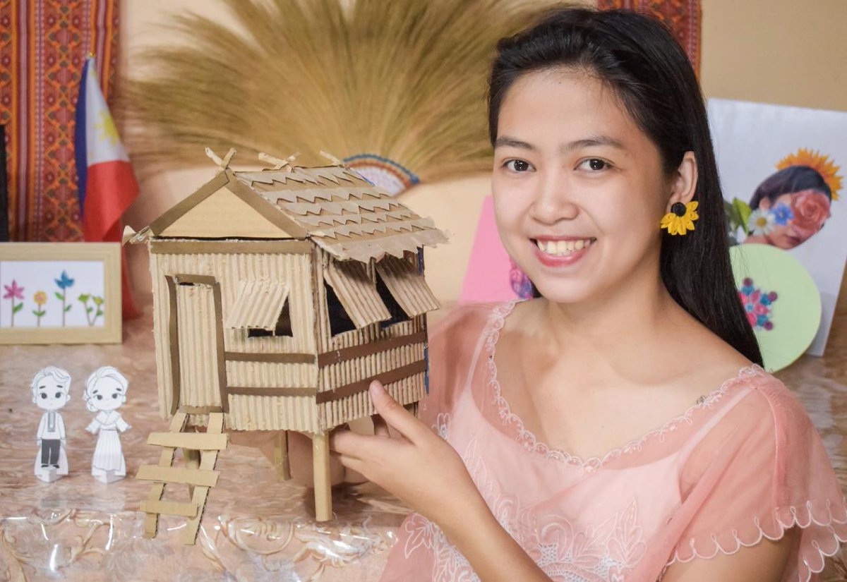 The Bahay Kubo is a Philippine icon.  ​​🇵🇭

Learn how to make a model of this indigenous square-shaped house with our Instructor Joan! bit.ly/3rz4ErG
#Glomado