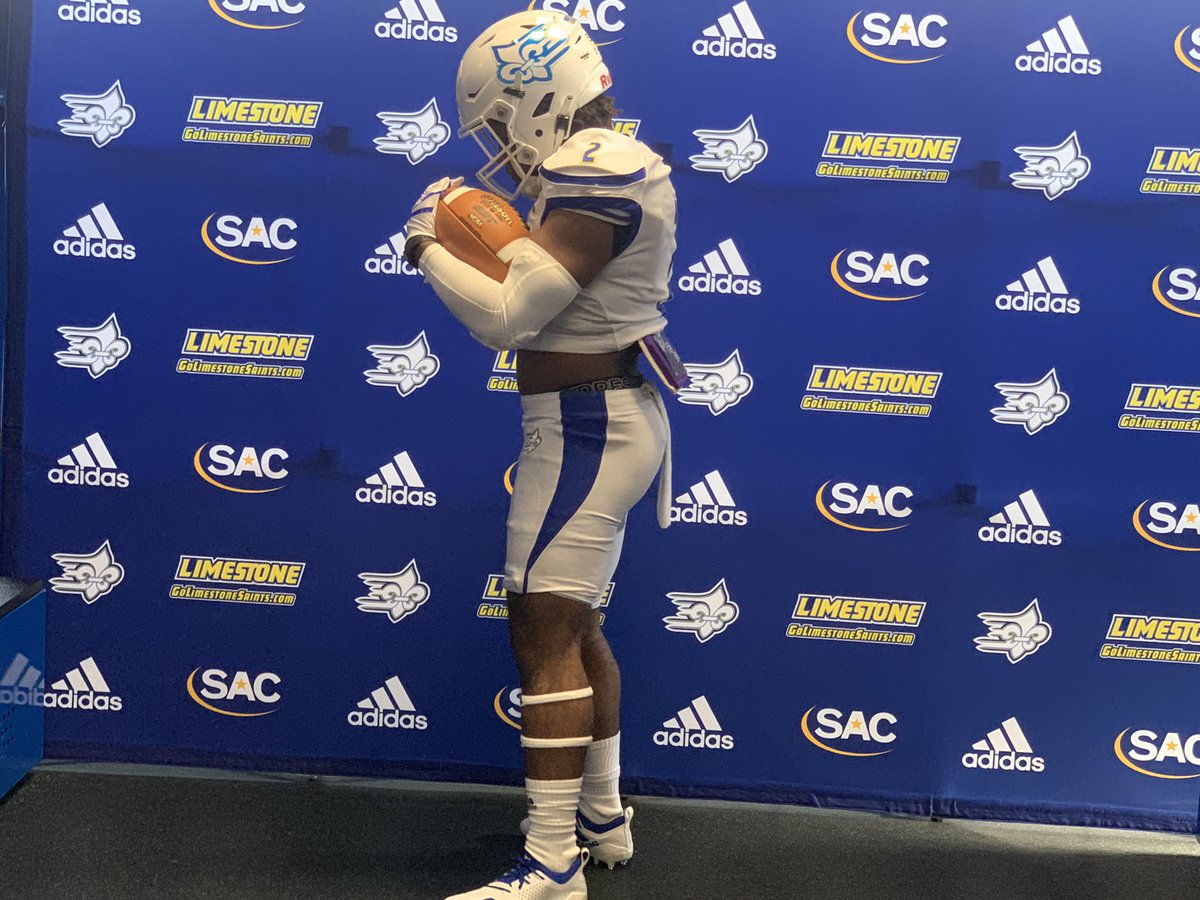 After a great visit I’m blessed to receive an offer from Limestone University !! #AGTG <a href="/CoachM_Gray/">Michael Gray</a> <a href="/TaborFootball/">Mount Tabor Football</a> <a href="/TiesuanBrown/">Tiesuan Brown</a>