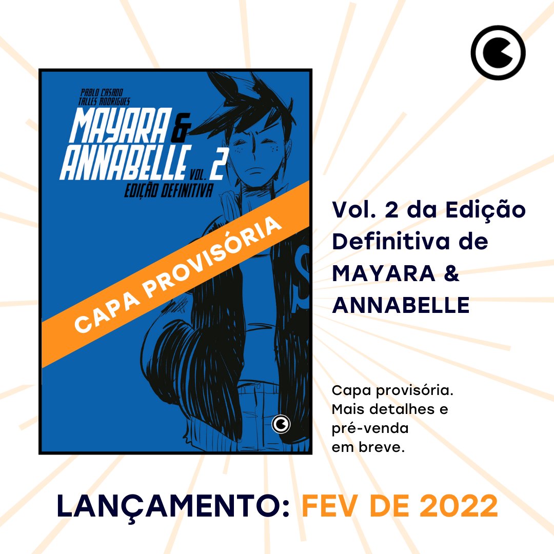 ConradEditora's tweet photo. #NovidadeConrad
Mayara & Annabelle Edição Definitiva vol. 02 está chegando!
O 2º volume da HQ de @pablocasado e @tallesfsr conclui a série e contará com extras exclusivos que nenhum fã pode perder!
O lançamento está previsto para fevereiro, aguardem mais detalhes!
#LeiaHQ https://t.co/xQLyIKUxPJ