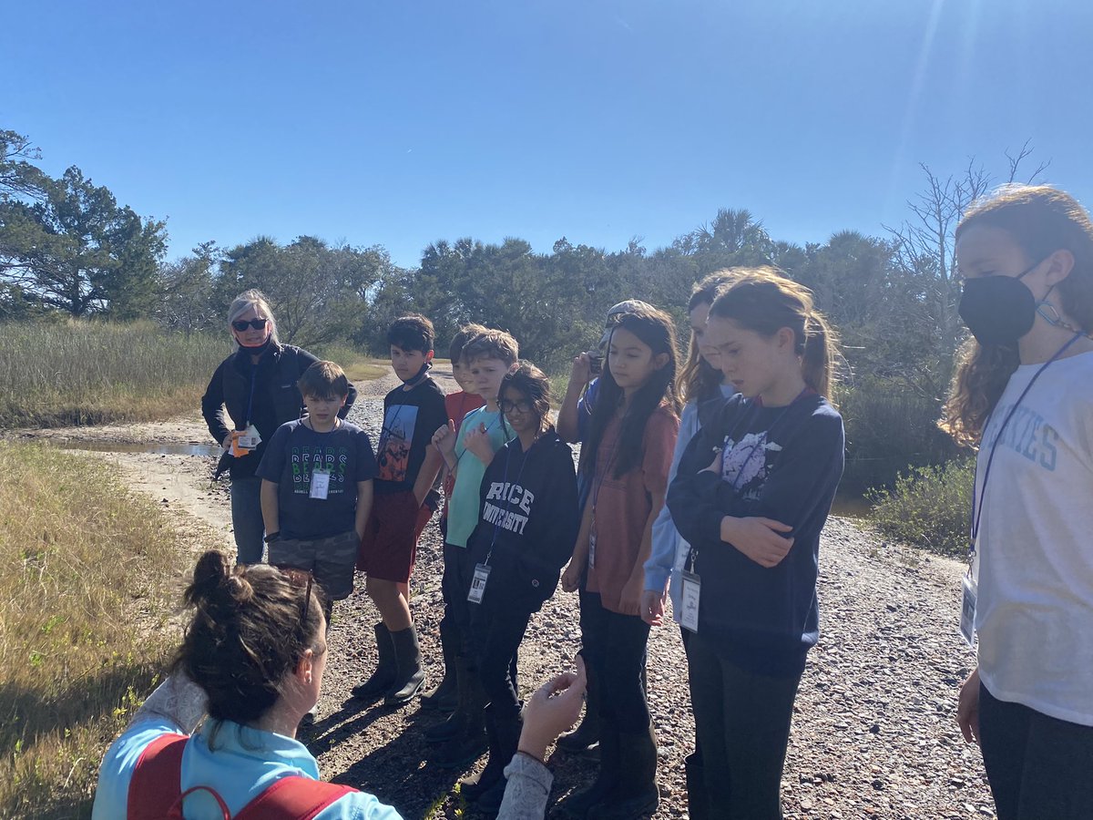 NikkiMaples1's tweet photo. Salt Marsh with the octopi! #RNEJekyll22 #rnegreatthings https://t.co/KENmDPsV6k