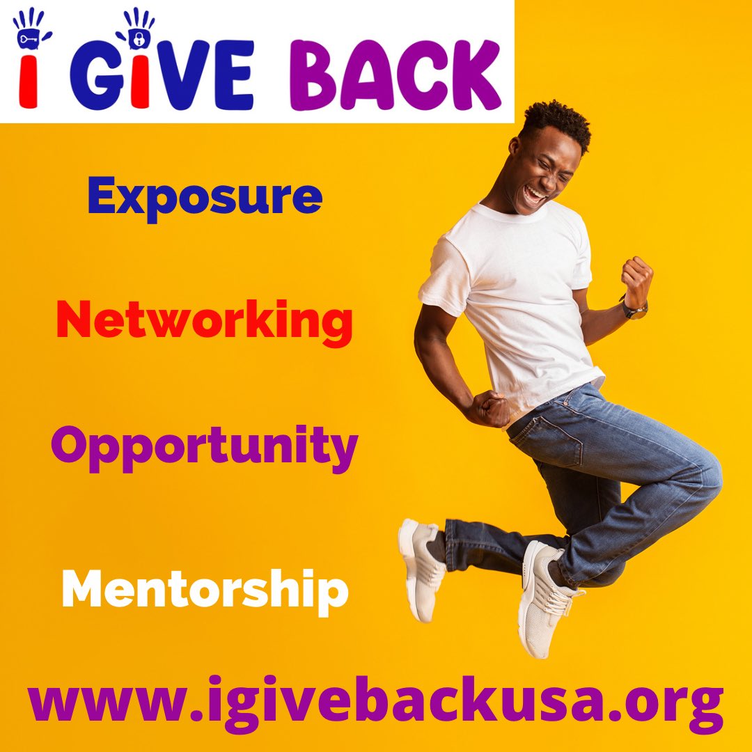 igivebackusa's tweet image. The vision is simple…Exposure. Networking. Opportunity. Mentorship. Give Back. Repeat…. #igivebackusa #exposure #networking #opportunity #mentorship #igiveback 

igivebackusa.org