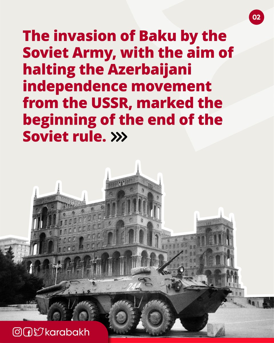 QarabaghAZE's tweet photo. #Baku. Early 1990s. Thousands of peaceful protesters demand justice &amp; a resolution to the growing conflict in #Karabakh. #Moscow ’s subsequent “stabilization” of the situation with violent, deadly attacks against the civilian population.

#BlackJanuary. #WeRemember. https://t.co/BppUZYU3Kt