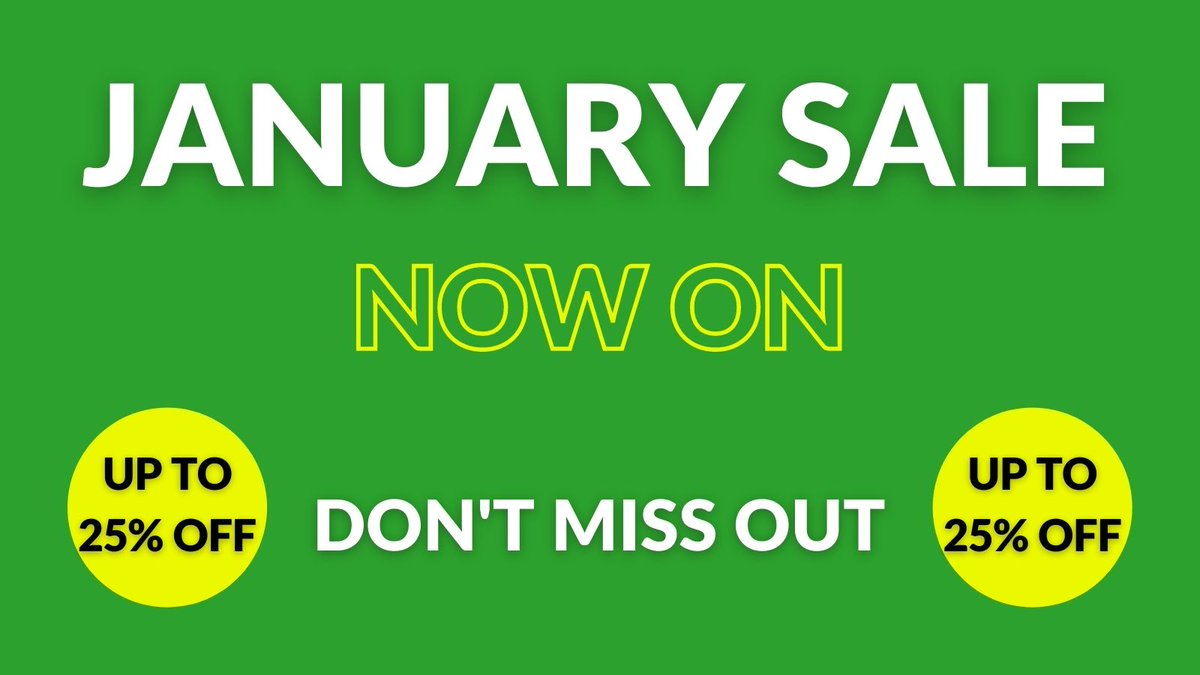 _Trampolines_'s tweet photo. January sale now on! We have a great range of trampolines including brands like JumpPRO, Salta, Berg and Springfree.

Don't miss out!

Click here to find out more: https://t.co/l38SeTKyPn 

#trampolines #trampolining #JumpPRO #sale #offers https://t.co/byCNdMYBsL
