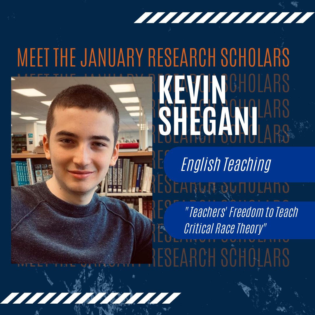 UNH_GRSIL's tweet photo. Meet another one of our January Research Scholars: Kevin Shegani! Learn more about Kevin's upcoming project "Teachers' Freedom to Teach Critical Race Theory" https://t.co/4Hl5Ipop6G