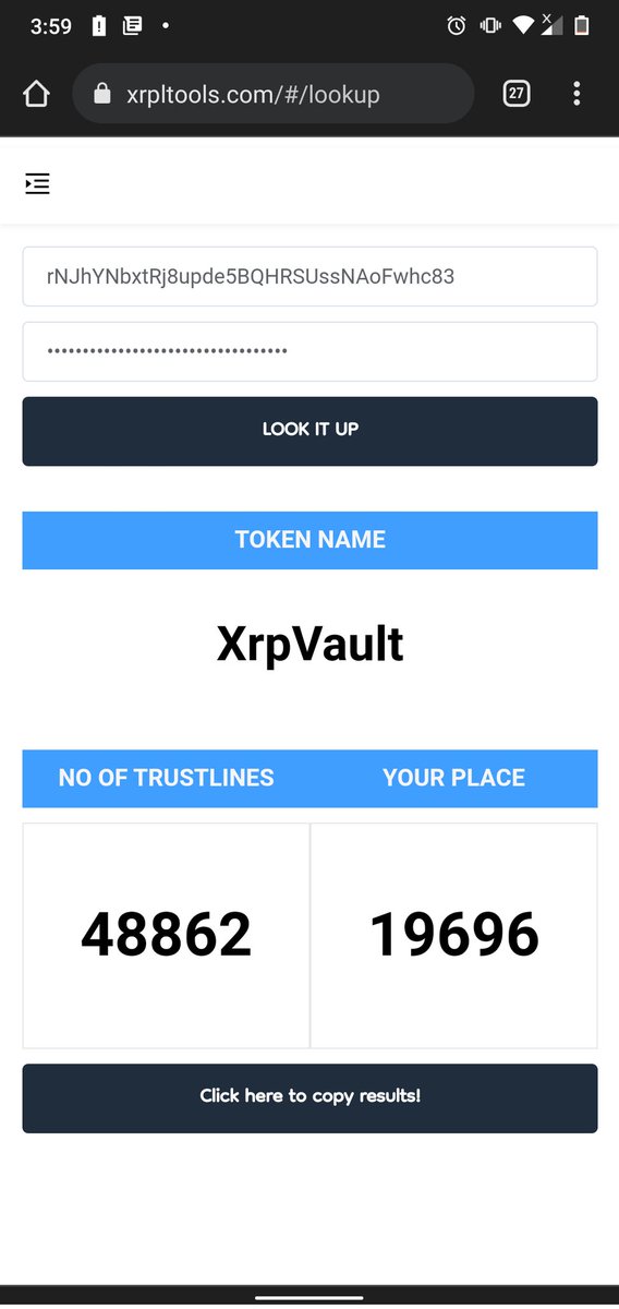 BitancurJonie's tweet photo. @the_vault_xrpl Good day Sir, Please check.. https://t.co/dZa5YZRQRC