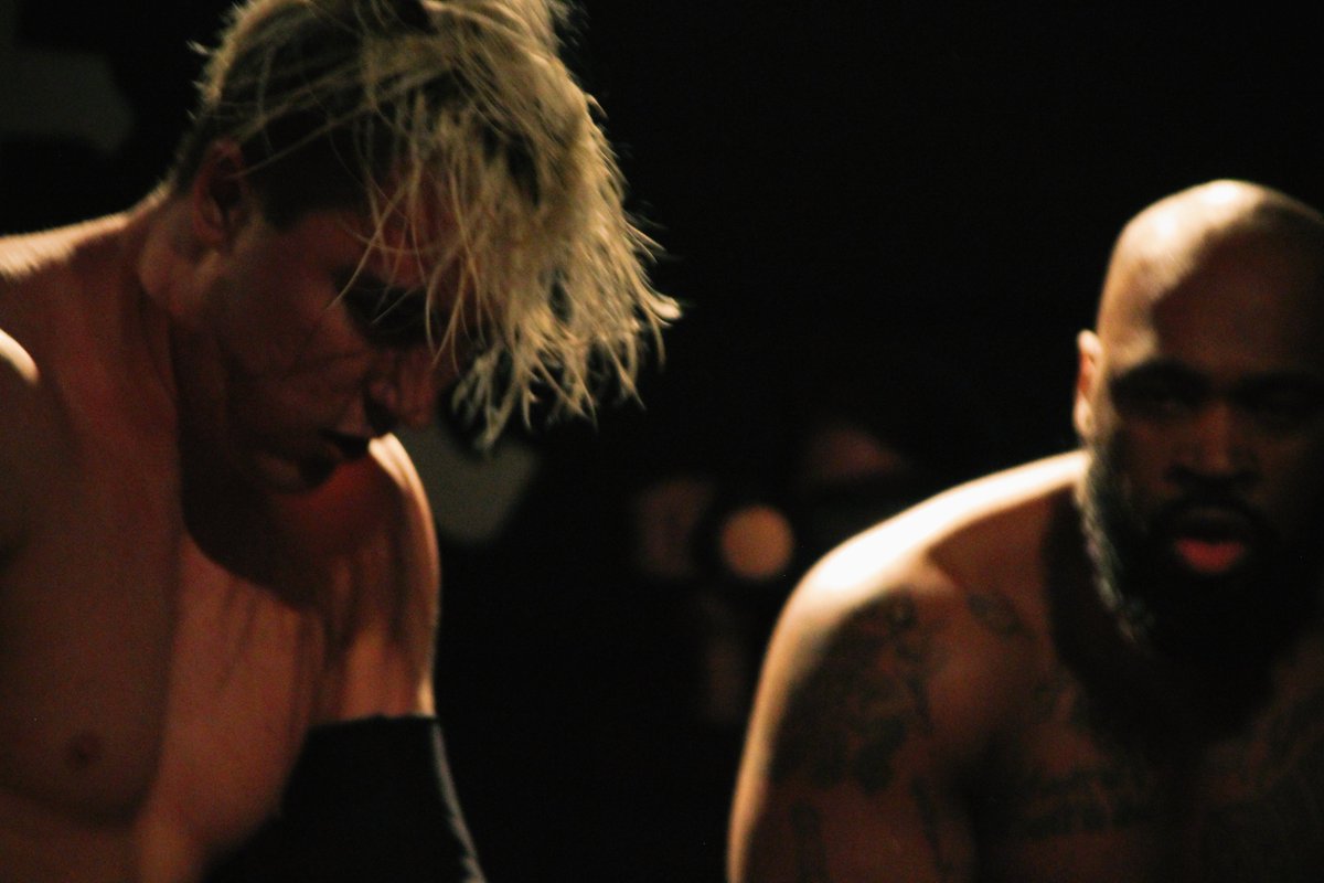 MsChelleBelle83's tweet photo. A hard hitting match that didn't disappoint on #AIWEther @zachnystrompro @IsaiahBroner @aiwrestling https://t.co/w4MQjM3z3f