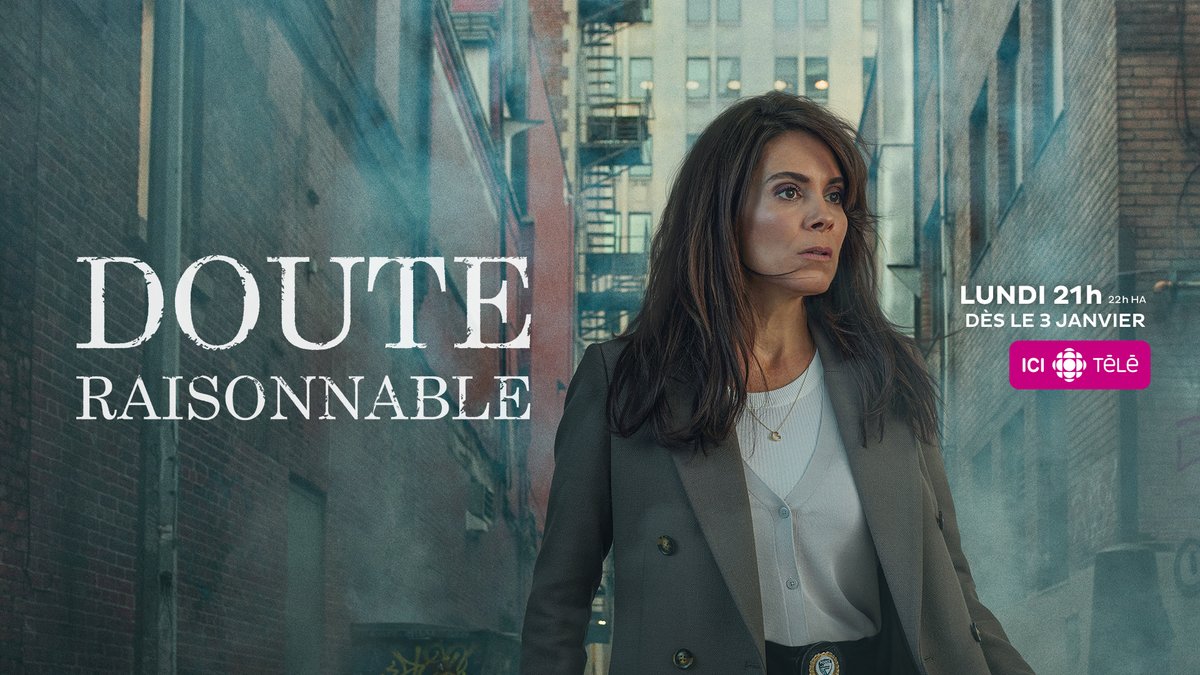 La première de la toute nouvelle série DOUTE RAISONNABLE a été vue par 1 010 000 téléspectateurs (chiffres confirmés - semaine du 3 au 9 janvier). <a href="/icirctele/">ICI RC Télé</a> 📺