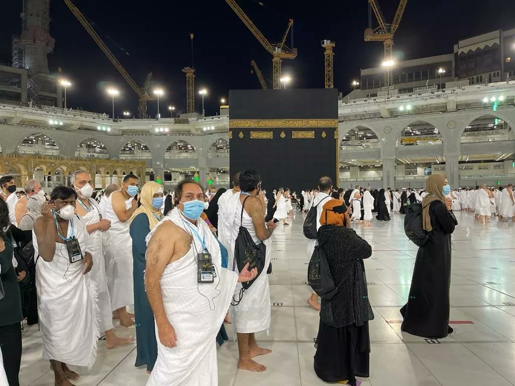 DSTWorldTravel's tweet photo. Masha'allah 
Fascinating pictures from our current #Umrah group
May Allah Accept their
Join our next group to complete the rites of #Umrah
https://t.co/NlehwbhfnE
#DST #Umrah2022 #Travel #Mecca #Madinah #Makkah #Saudi #Islam #WinterUmrah #muslim #muslimah #bismillah https://t.co/XrILJqlMWf