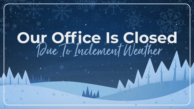 🚨 The E-REP Office will be closed at 3:00pm today due to inclement weather. Stay safe out there! ❄️☃️