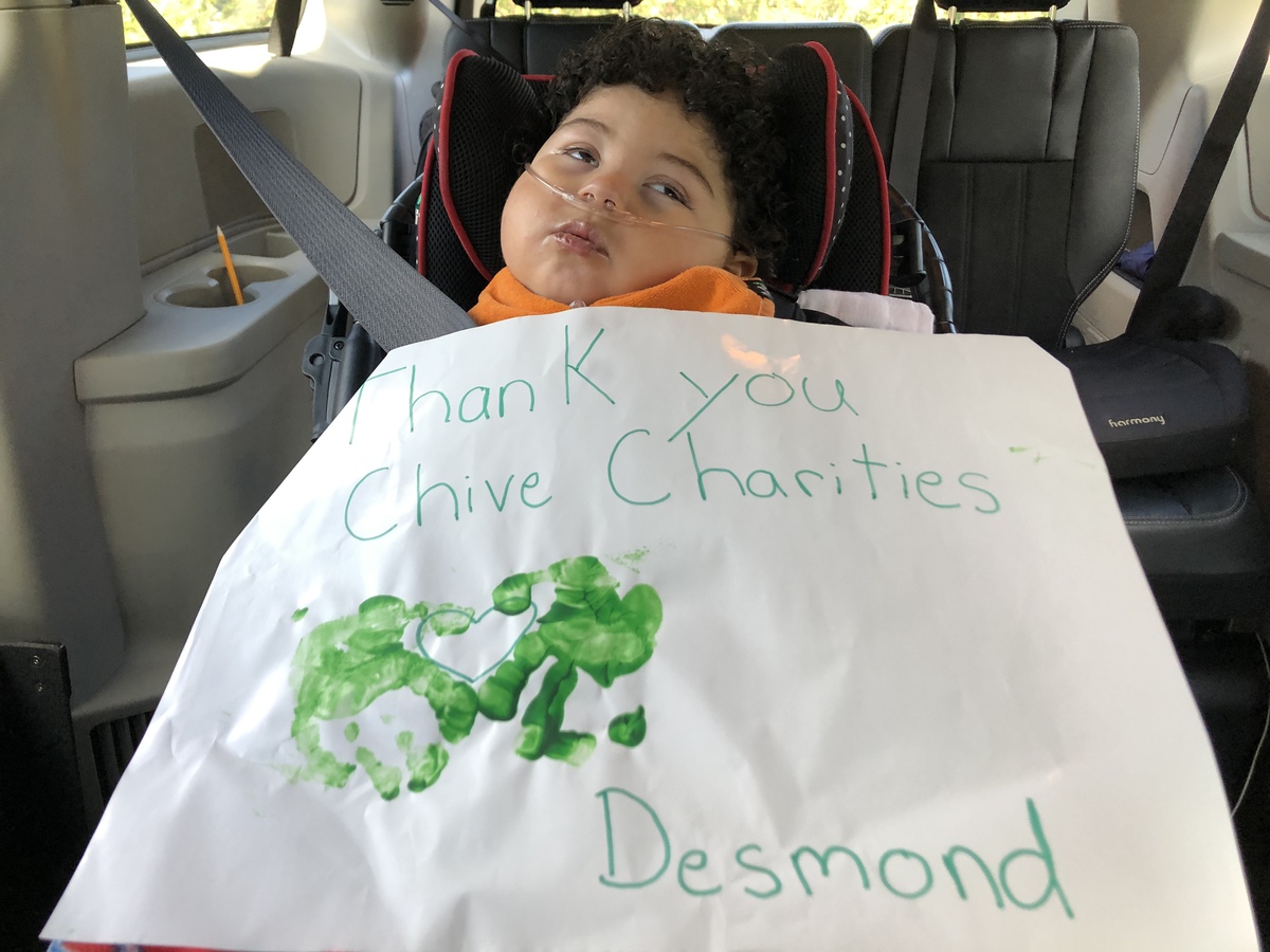 ChiveCharities's tweet photo. #RecipientUpdate Desmond is enjoying time at home with his family and is in stable condition. “He came home from the hospital with additional equipment the van made it so much easier to transport him home safe and comfortable”. Thanks to our donors, this was possible. https://t.co/vAHXNMYc0r