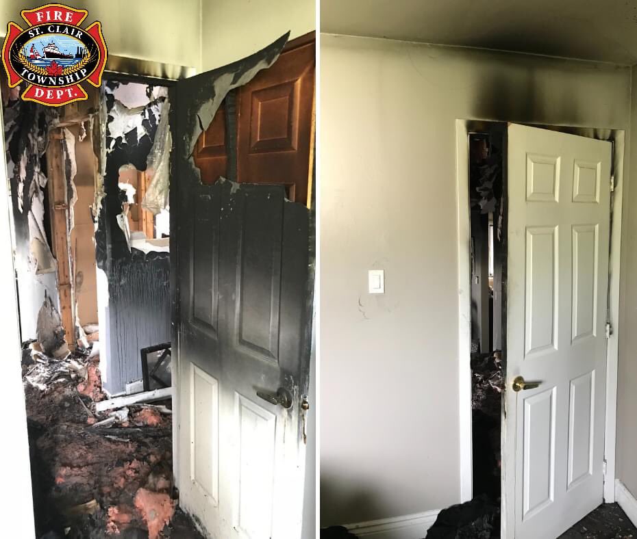 Doors not only prevent the spread of fire, but also provide a barrier to smoke. Remember in the event of a fire, when you evacuate, close the doors behind you. #closebeforeyoudoze #firesafety