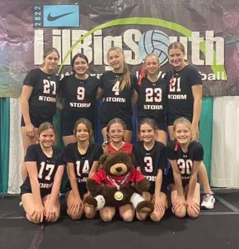 Introducing your 12 Elite Black team that is currently ranked 11th in the NATION!! This team competed in Lil Big South this past weekend in the 13 club division and finished 5th in GOLD!  Keep up the hard work⚡️🏐