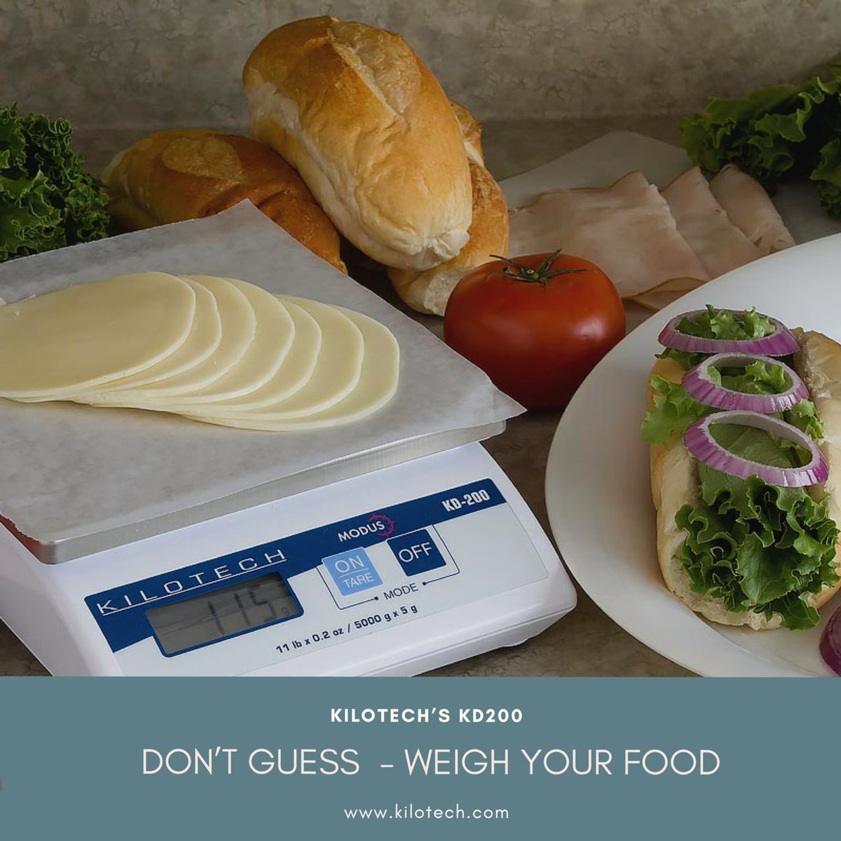 Don’t guess… save money, save time and be accurate with Kilotech’s KD200.
#kilotechinc #weighing #food #restaurants #delicounters #grocers #deli #portioncontrol #portions