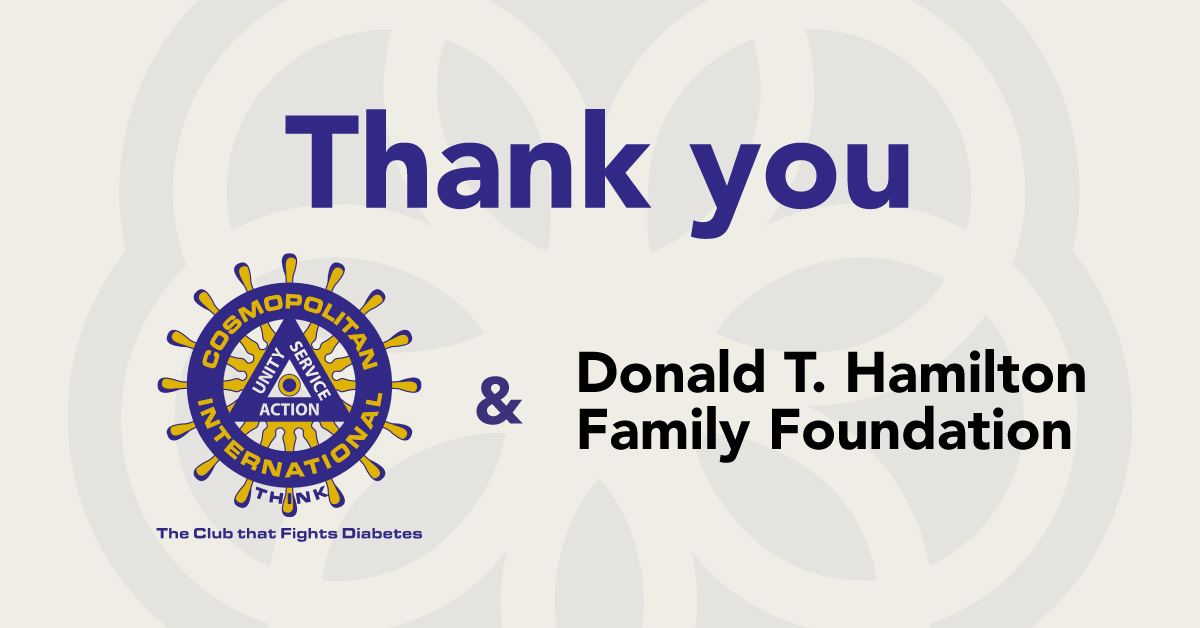 ADFDiabetes's tweet photo. The Alberta Diabetes Foundation would like to extend sincere thanks to Cosmo and the Donald T. Hamilton Family Foundation for matching all donations made in November and December and raising over $450,000! #StopDiabetes #RemoveTheNeedle https://t.co/UaE7v2oDmu
