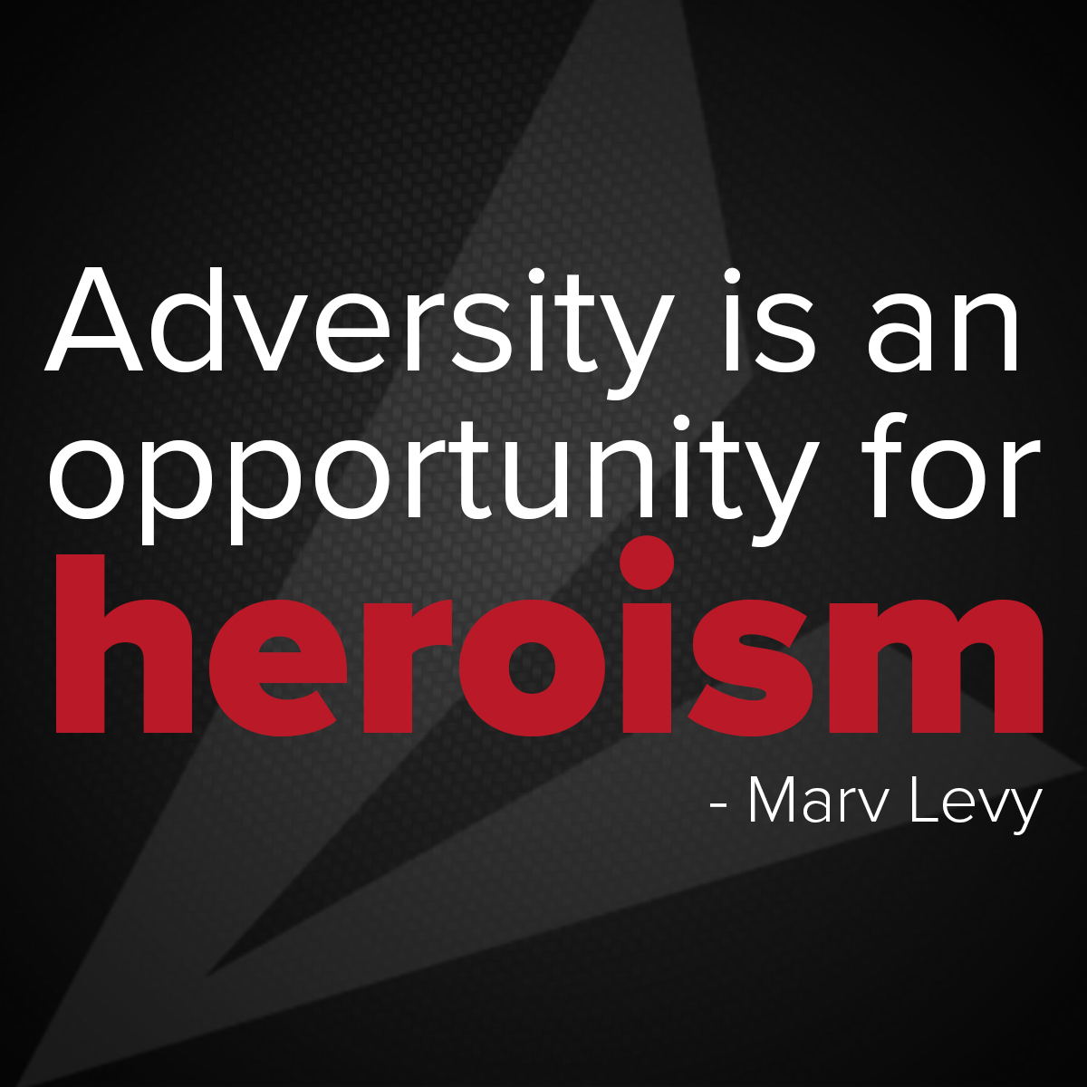 BSNSPORTS's tweet photo. How you face adversity each day reveals your character. Who are you going to be today? https://t.co/EqWUPcPzyL