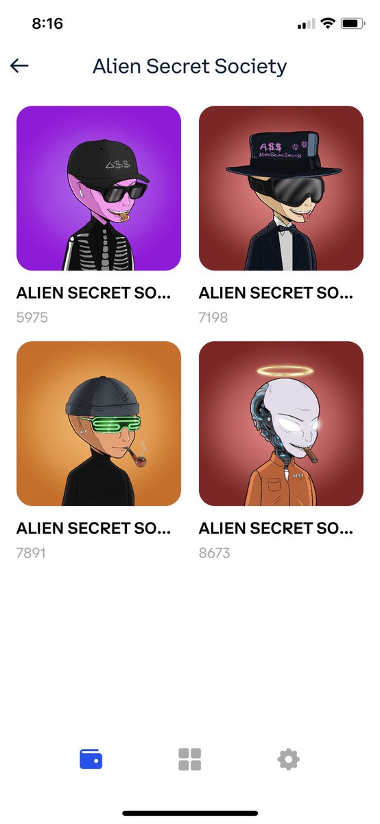 The__Blazer's tweet photo. @AlienSecretSoc @Shibaclubnft This is the fam ❤️ https://t.co/zTYI6FZCXc