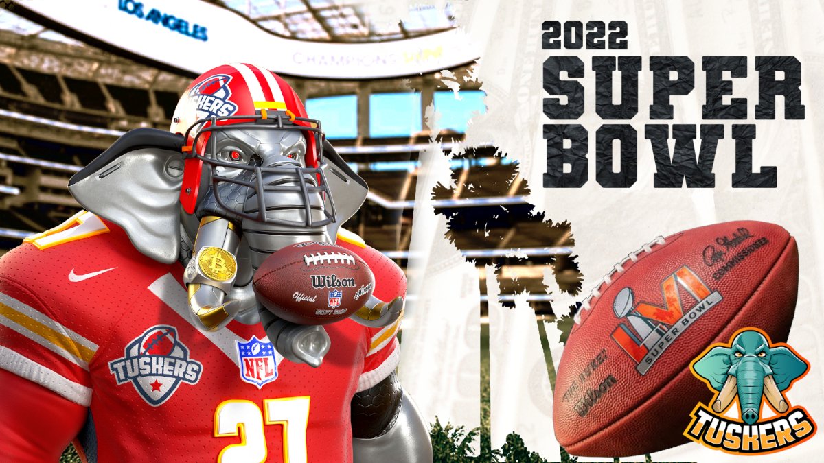 ArtistCooler's tweet photo. 🔥#SuperBowl X #TeamTuskers 🔥

@TeamTuskersNFT  arrives on #Solana  on january 29th to break records with its staking system 💰and ultra detailed art 😍
Come to the discord you might have the chance to win one of the many giveaways 🎁 https://t.co/H8ujymFUZF