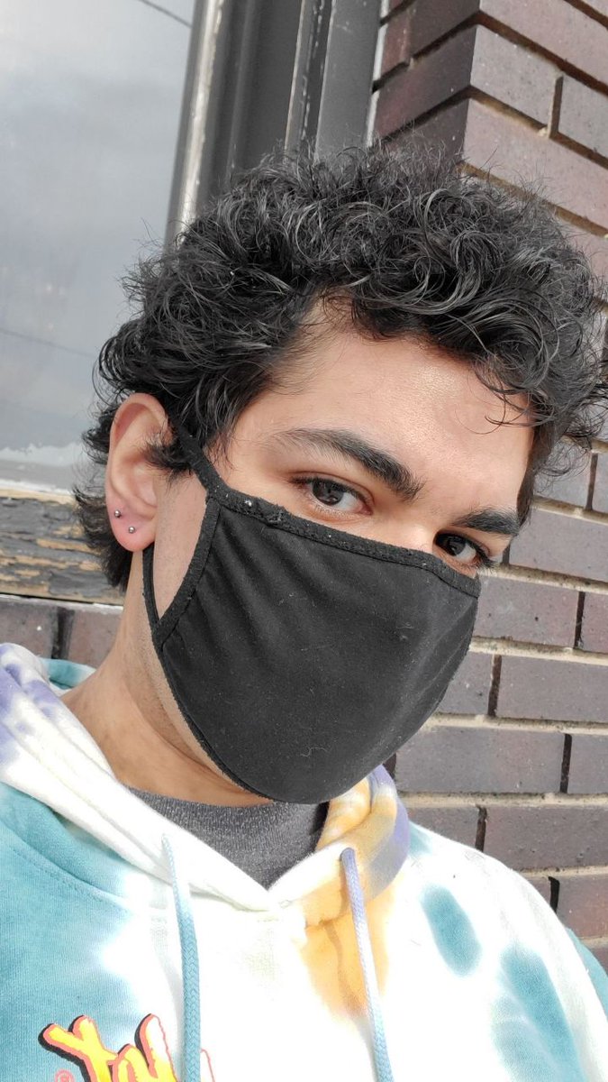 Husky_Pup's tweet photo. Got my ears pierced and I'm feeling hella fine. 🥰🥰🥰 https://t.co/4UU1MziWnG