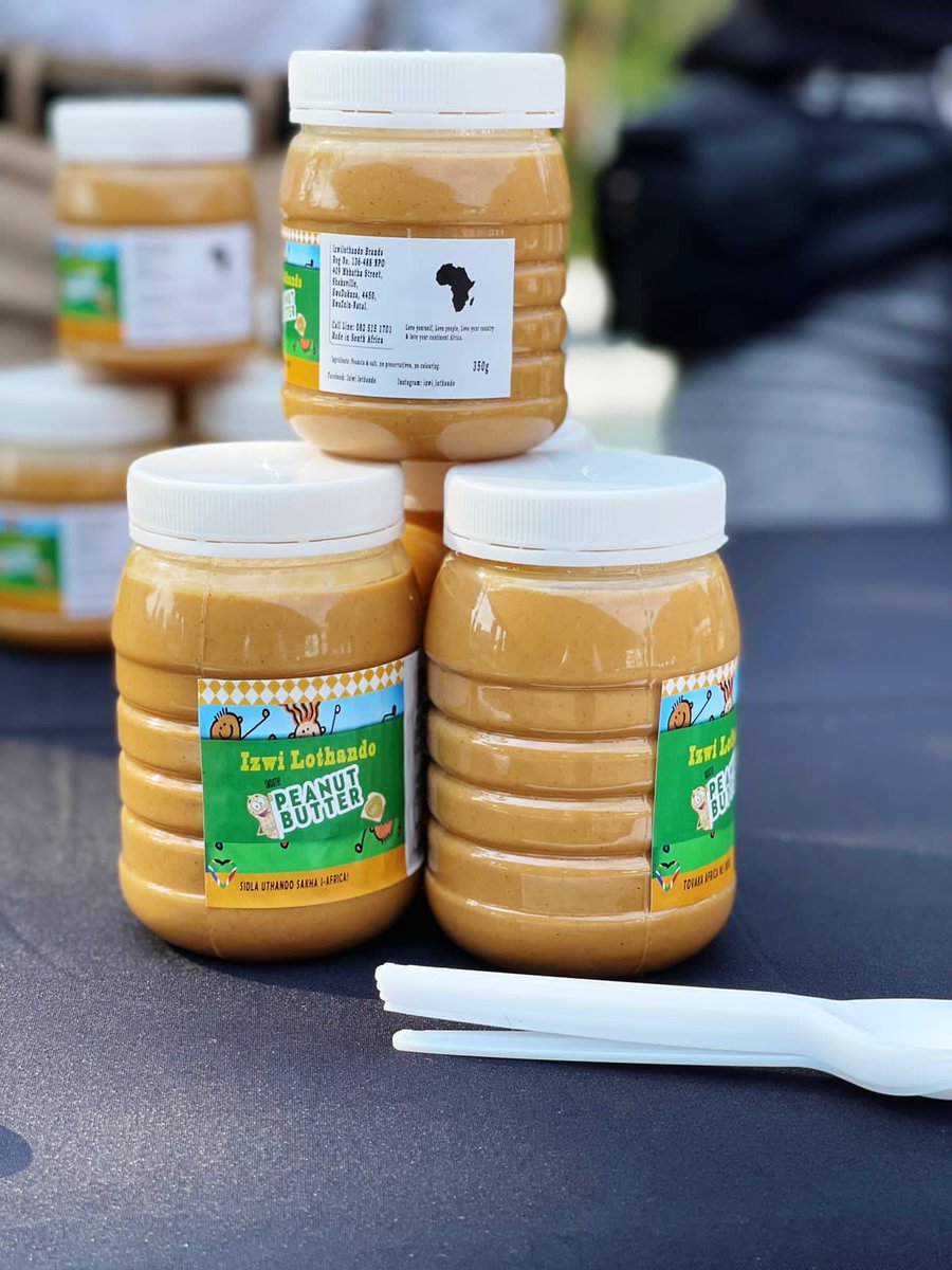 SaneMbomvu's tweet photo. My dearest friend Phila Zulu makes organic peanut butter. He comes from a small township in the north of KZN. Please RT, this might reach his biggest break! 

From KZN to the World. #InspiredByEntrepreneurs https://t.co/DfWoMITEJB