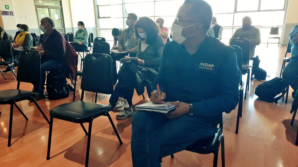 IndapLosLagos's tweet photo. En #PtoMontt equipo Nivel Central, encabezado por Jefa de División Fomento @FranSilvaT se reunió con dir.reg(s) @dkinelen, jefes de área y funcionarios para abordar los principales alcances de la Modernización de los Programas Ejes de #INDAP,asi como la nueva normativa #Prodesal. https://t.co/ewQm8kKNSH