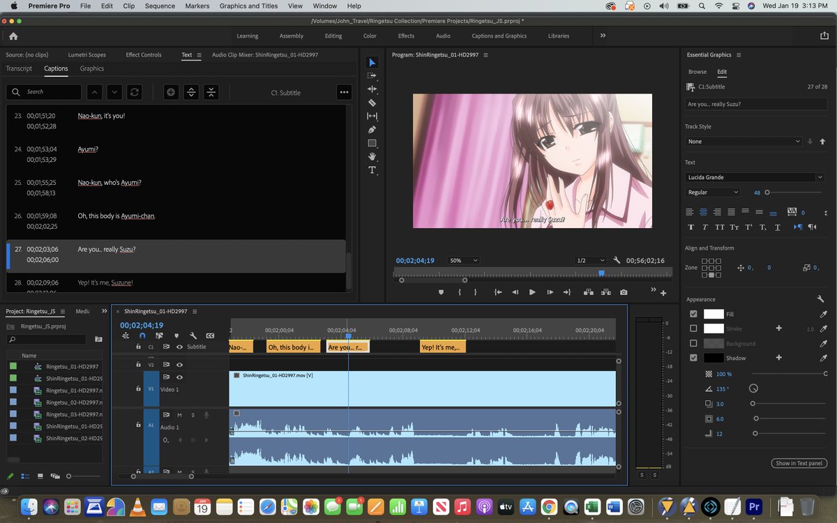 mediablasters1's tweet photo. Yes, living the dream! Subtitling hentai. NOT! #mediablasters #hentai #ringetsu https://t.co/tCKPophoGO