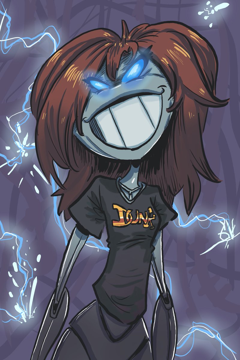 BrightBoyToons's tweet image. This is what happens when you don’t regularly maintain your robot. #digitalart #oc #characterdesign #robot