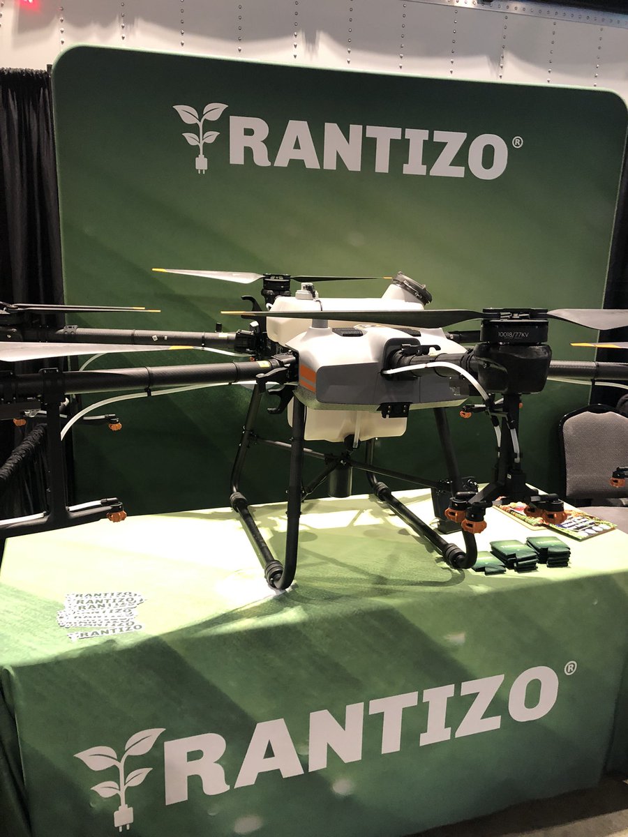 Thanks for the discussion <a href="/rantizosprays/">Rantizo</a> worth the trip to Sioux Falls today. Looking forward to the advancement of drone spraying. It’s a big bird!