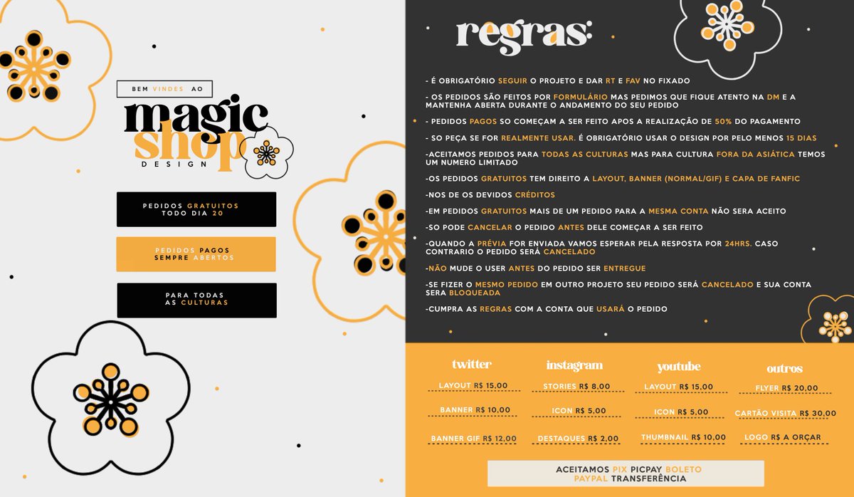 MagicShopDesign's tweet image. 🌼  this is magic shop design!!
— BEM VINDES AO MSD 
🔗:magicsdesign.carrd.co