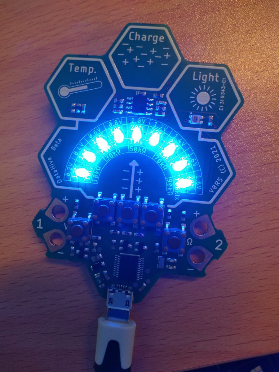 CockwoodPrimary's tweet photo. Class 1 have used their data hives to measure the light intensity in electrical circuits. They used their data to decide which electrical conductors had the most resistance. #STEM @EduRAEng @MichaelCronkCS #learningisfun https://t.co/l43mjGHUds