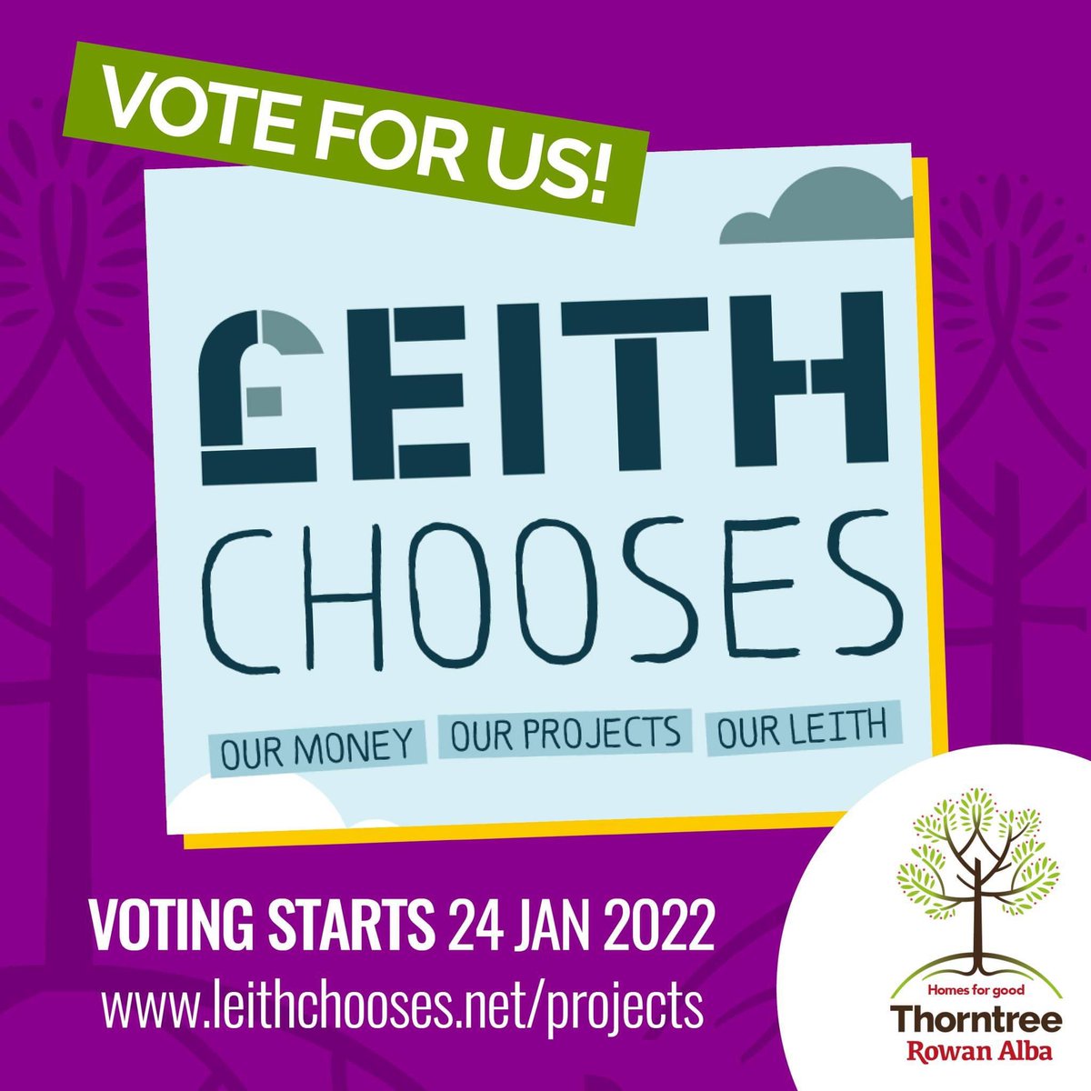 RowanAlba's tweet photo. Hi friends! Big News! We are going to be a part of £eith Chooses! You can VOTE for us to win funding to run Cookery classes for our residents. Voting begins on Monday 24th. Visit https://t.co/BcFXvyQkEa to find out about all the cool projects that are happening in Leith. https://t.co/Ql7u760nD0