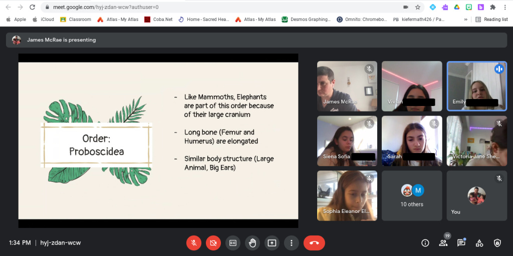 Last week, Science and Technology students in grade 7 gave virtual presentations on an animal's classification, habitat, ecological niche, evolutionary history and conservation status. Learn more about this course: sacredheart.qc.ca/grades-7-to-11…