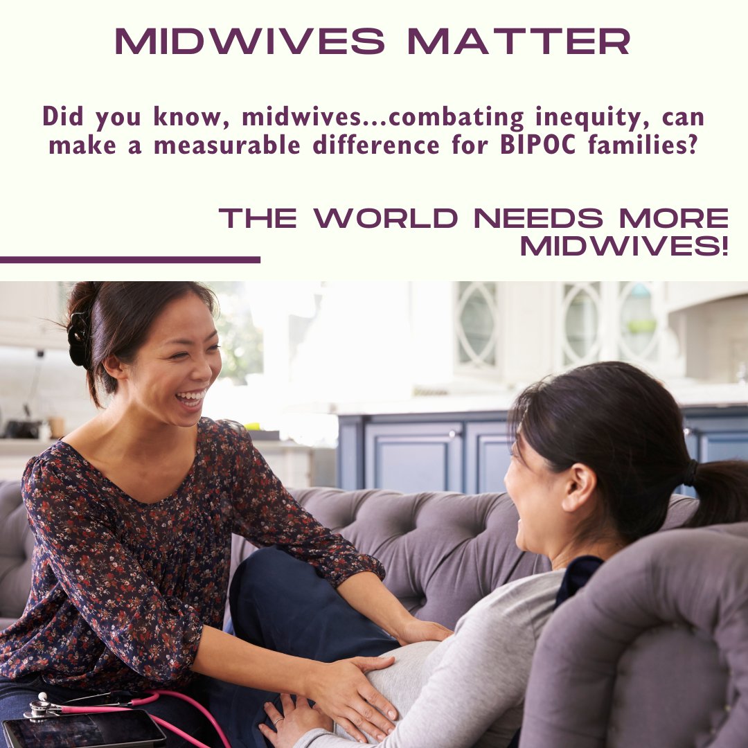 Birthingway's tweet photo. "Diversifying and supporting midwifery will enable more people of color to obtain high-quality care that mitigates the racism they experience in health care and beyond."
National Partnership for Women &amp; Families

#birthingwaycollegeofmidwifery #midwives #birthpros https://t.co/jG04g1Fb1q