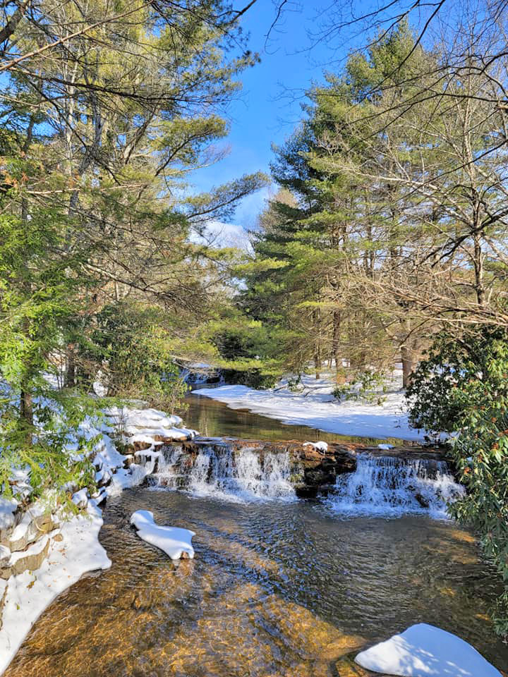 DCNRnews's tweet photo. It’s a bright, sunny day at #HickoryRunStatePark and the snow makes it even brighter! ☀️❄️ We hope everyone can get out to enjoy the winter sunshine.
#PASnowDays
#PAStateParks
#PAWinter
#GetOutdoorsPA https://t.co/pzfRbuOAGc