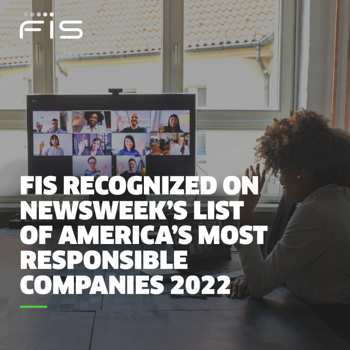 shannonkdolan's tweet photo. FIS is proud to be named as one of America’s Most Responsible Companies 2022 by Newsweek magazine which recognizes the #leading companies for #corporateresponsibility in the three areas of #ESG: environment, social and corporate governance. #FISproud https://t.co/JC6IsBimHl https://t.co/AJplwuO9ZX