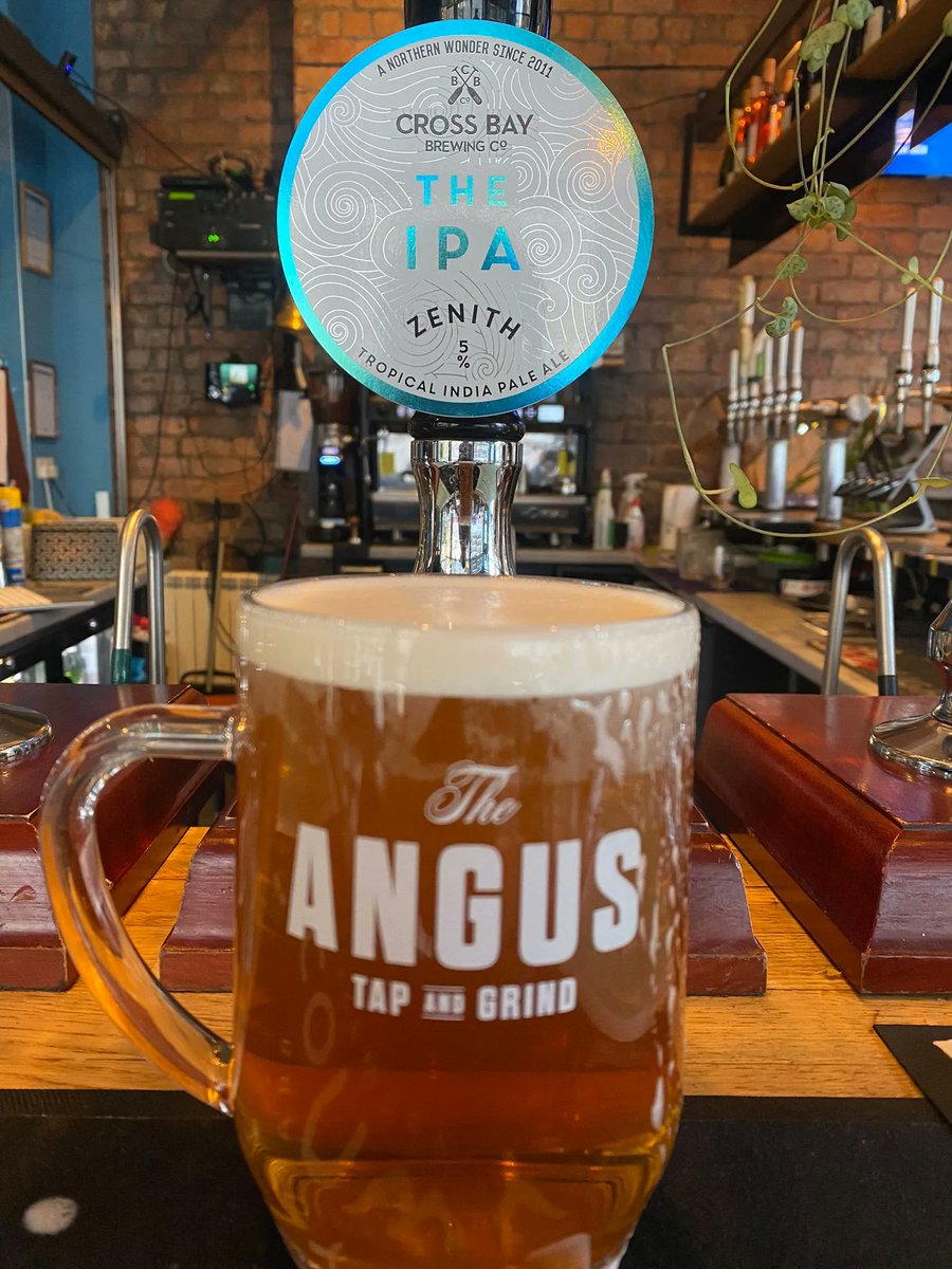 theangusliv's tweet image. One of the staff favourites is back on the hand pulls!

The IPA/Zenith by Cross Bay Brew House is a gorgeous 5% Tropical IPA with a triple blend of hops, giving it a hefty kick! 

@LiverpoolCAMRA @LivBeerCo 
#Liverpool #camra #LiverpoolCAMRA #tryanuary #cask #beer #WeAreTheAngus