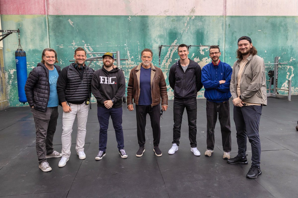 AdamScoreG's tweet photo. Growing up in the 80s names like Swarzenegger, Stallone & Lundgren were a GIANT part of my childhood & big part of what inspired me to become a filmmaker. To be able to interview both Stallone & Arnold is truly a dream come true @ScoreGMedia
#DolphDoc #CreativeHustle https://t.co/o6BnooeyrH