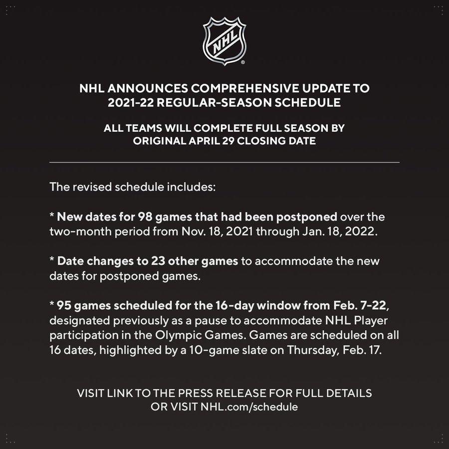 La Kings Schedule 2022 23 La Kings: Nhl Announces Three Rescheduled Games In February