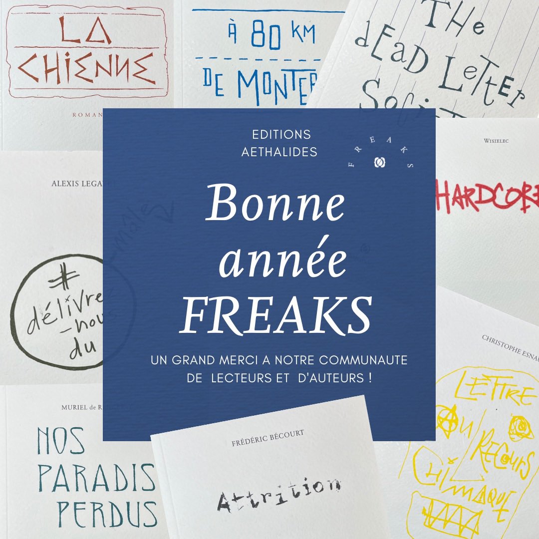 Pour 2022, un superbe cocktail de nouvelles publications qui vont enrichir notre collection Freaks. Restez à l’écoute…