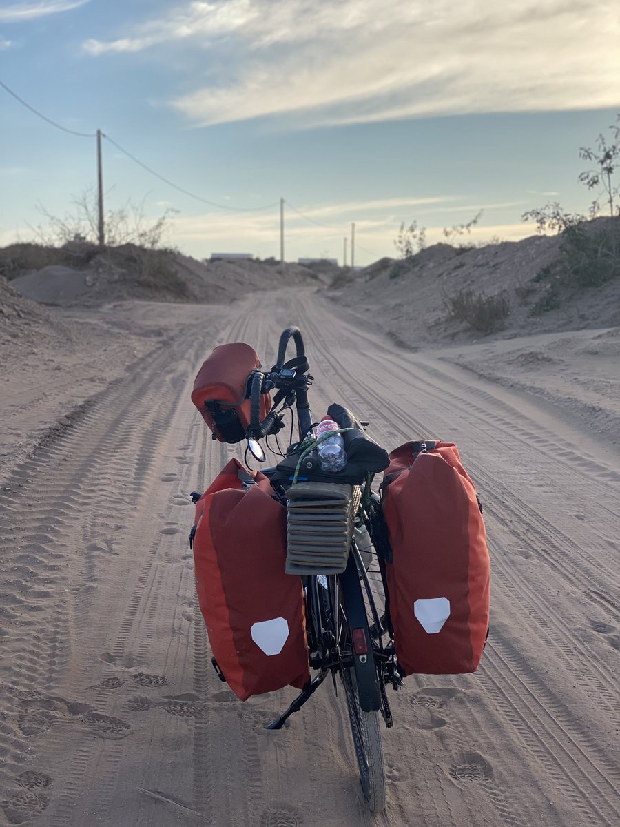 Meghyem0ut's tweet photo. My bike packing road trip intends to raise awareness about climate change, the pandemic situation, and
pollution. About how they are impacting several domains, such as tourism and agriculture. https://t.co/3syJdk1R8l