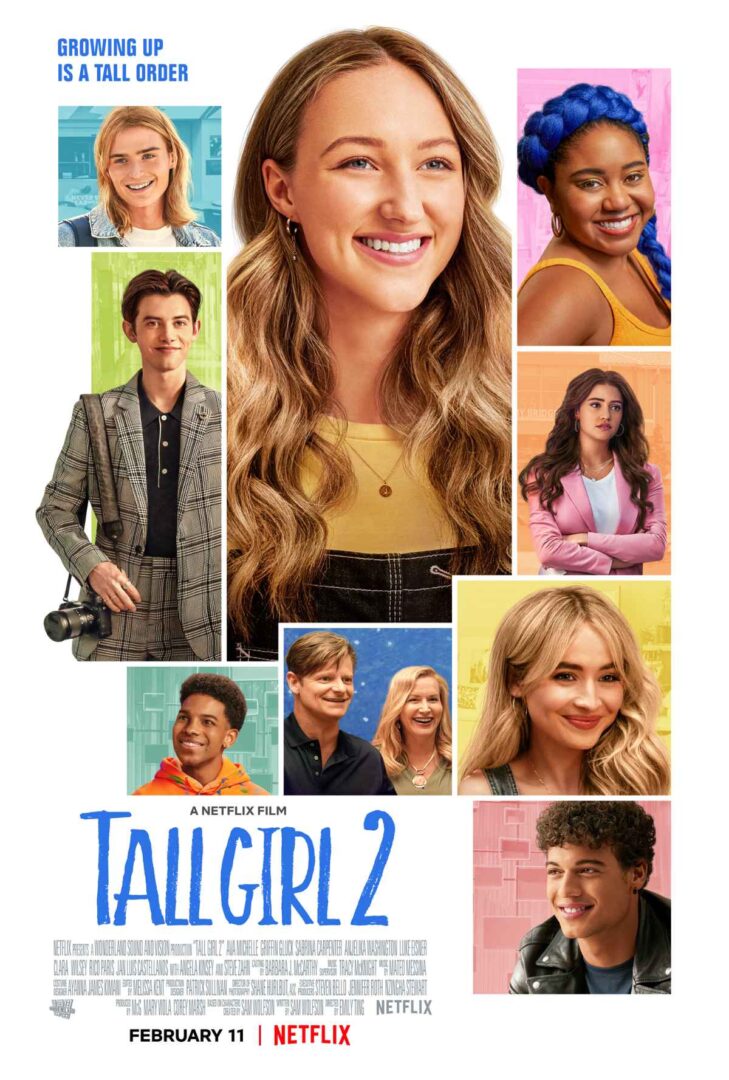 SNEAKPEEKCA's tweet photo. SNEAK PEEK : "Tall Girl 2" - A Netflix Film https://t.co/jVBFxNPCkm 
#TallGirl2 #EmilyTing #AvaMichelle #SabrinaCarpenter #GriffinGluck #SteveZahn #Netflix https://t.co/7WUyVqMCs5